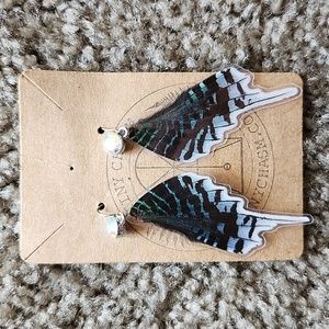 Swallowtail Moth Earrings
